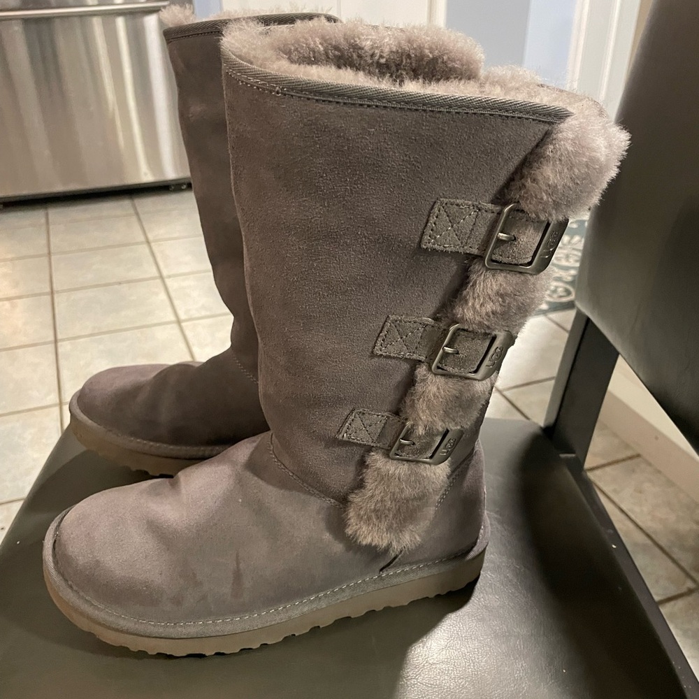 UGG Charcoal Klea Boots